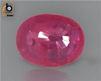 NATURAL RUBY (MANAK) (HEATED & TREATED) (MH) 1.91 CRT ( 29331 )
